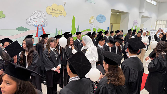 تخريج الفوج الثامن والعشرون في مدرسة المستقبل الابتدائية في جلجولية 
